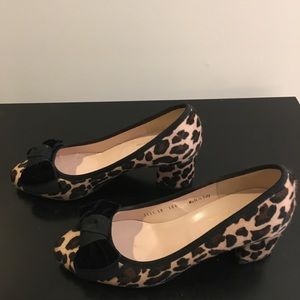 Ferca 81 Calf-hair leather shoes with bows size 38